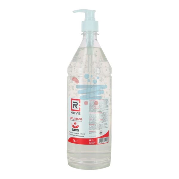 RMOVE GEL LIQUIDO IGIENIZZANTE MANI ALCOL 70% CON DOSATORE 1LT