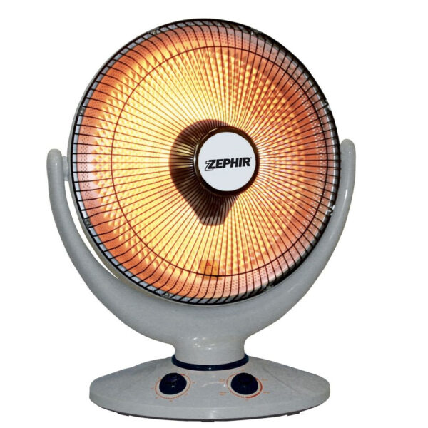 ZEPHIR STUFA A PARABOLA OSCILLANTE IN CARBONIO 32CM 500/1000W ZCRB36