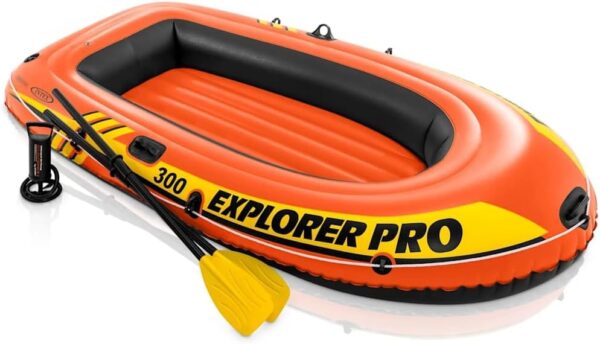 INTEX CANOTTO GONFIABILE EXPLORER PRO300 6+ARANCIONE 244x117x36CM 58358