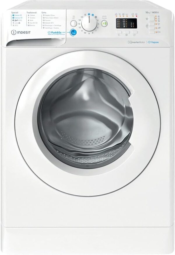 INDESIT LAVATRICE 10KG INVERTERVAPORE A 1400GIRI BWA 101496X WV IT