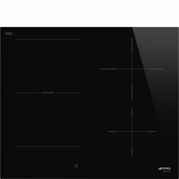 SMEG PIANO COTTURA INCASSO INDUZIONE SEMIFIL.60CM 4 ZONE NERO SI1M4644D