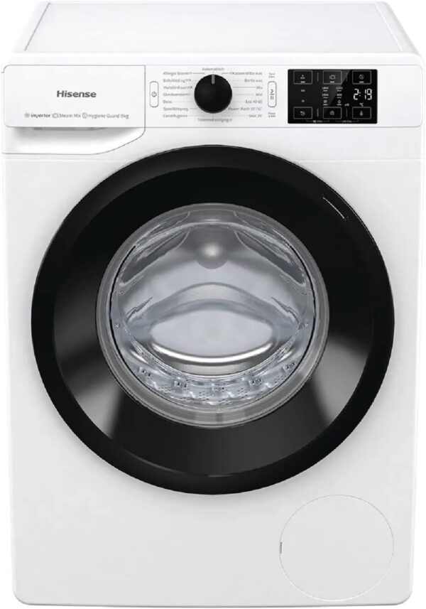 HISENSE LAVATRICE 9KG INVETER 1400 GIRI VAPORE CLASSE A WFGE901439VM