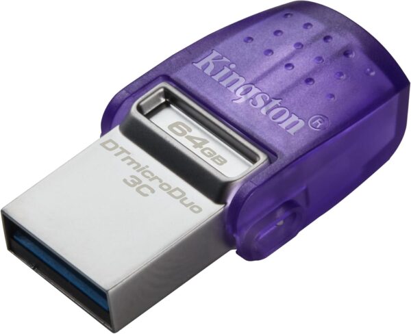 KINGSTON PENDRIVE 64GB MICRODUOOTG TYPE-C/USB DTDUO3CG3/64GB USB3.2