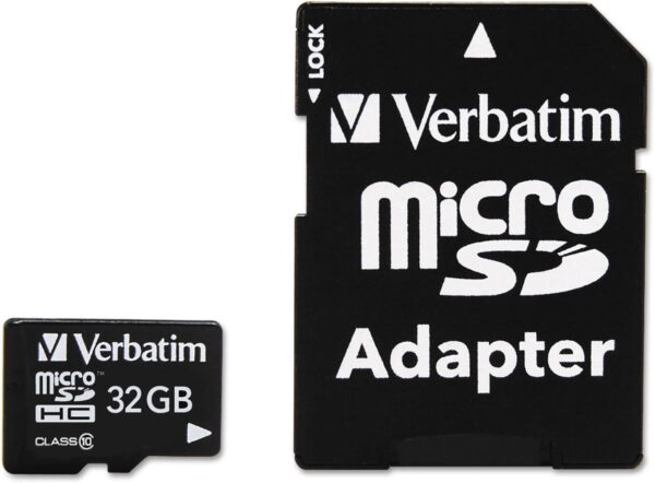 VERBATIM MICRO SD 32GB CON ADATTATTATORE 44083 CL10