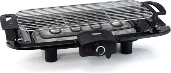 TRISTAR BARBECUE ELETTRICO CON PIEDISTALLO 45x22CM 2000W NERO BQ-2820