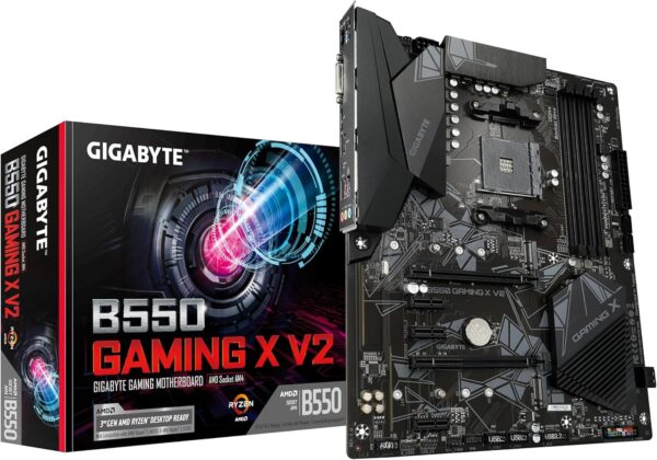 GIGABYTE MB AM4 B550 GAMING X V2 4xDDR4 4xSATA RAID M.2 RGB DVI/HDMI