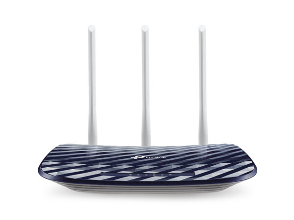 TPLINK ROUTER WIFI+SWITCH 4P DUALBAND 300+433MBPS 3ANT C20 AC750