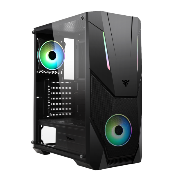iTEK PC CASE GAMING SPACIRC VO MIDDLE TOWER RGB 3.2 NERO ITGCASCVO