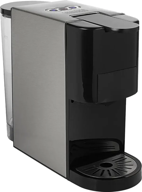 PRINCESS MACCHINA DA CAFFE CAPSULE/CIALDE/MACINATO 4in1 NERO/SILVER