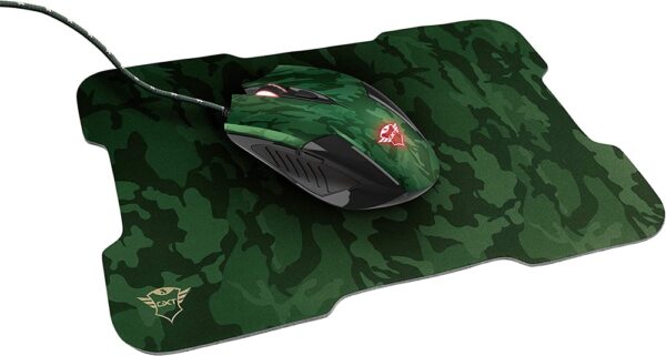 TRUST MOUSE GAMING OTTICO RIXA CAMO USB LED CON PAD 23611