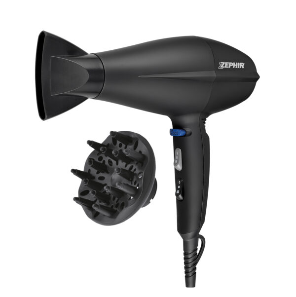 ZEPHIR ASCIUGACAPELLI PROFESSIONALE MOTORE AC2200W CON DIFFUS. ZHB2002