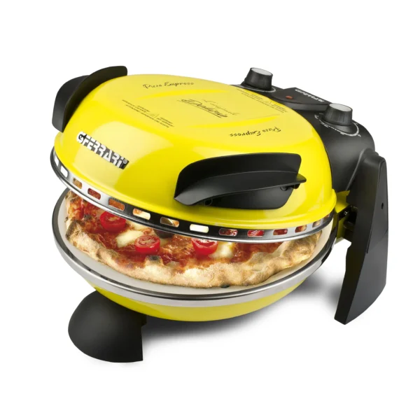 G3 FERRARI FORNO PIZZA IN PIETRA 31cm 400Â° 1200W GIALLO G1000605