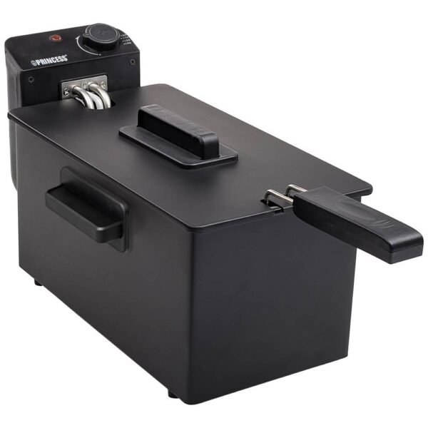 PRINCESS FRIGGITRICE A OLIO 3LTACCIAIO INOX NERO 2000W