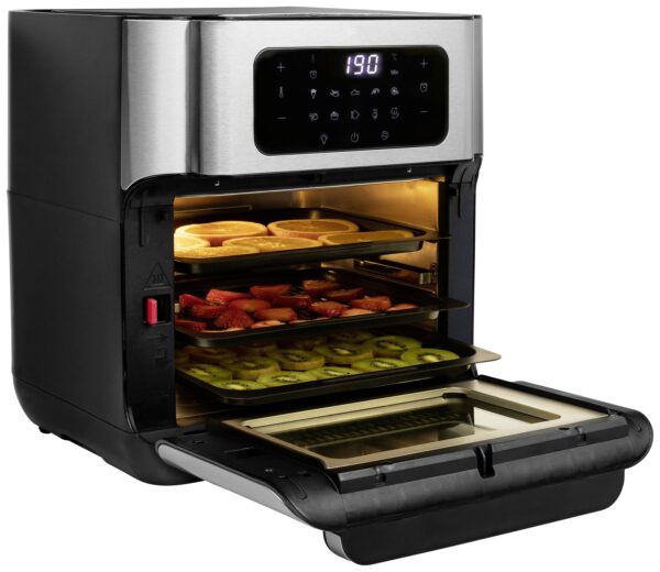 PRINCESS FRIGGITRICE AD ARIA AEROFRYER OVEN 10LT 1500W NERO/SILVER
