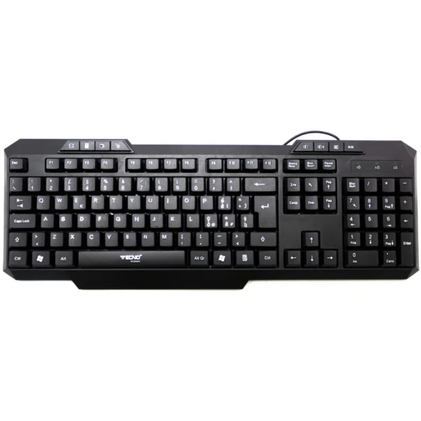 TECNO TASTIERA MULTIMEDIALE USBNERO RETAIL TC-822
