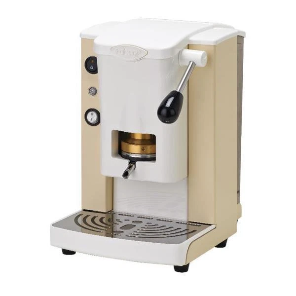 FABER MACCHINA DA CAFFE' A CIALDE SLOT BASIC OTTONE SABBIA/BIANCO