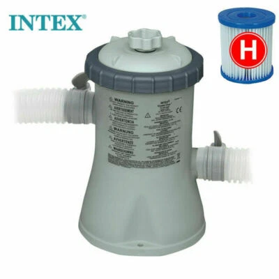 INTEX POMPA PER PISCINE A CARTUCCIA 1250L/H 28602 COMP.CARTUCCIA 'H'