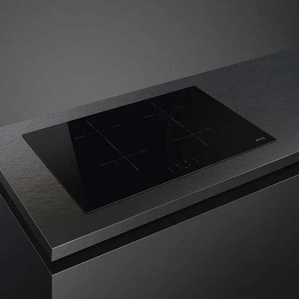 SMEG PIANO COTTURA INCASSO INDUZIONE 70/75M 4 ZONE NERO SIB2741D